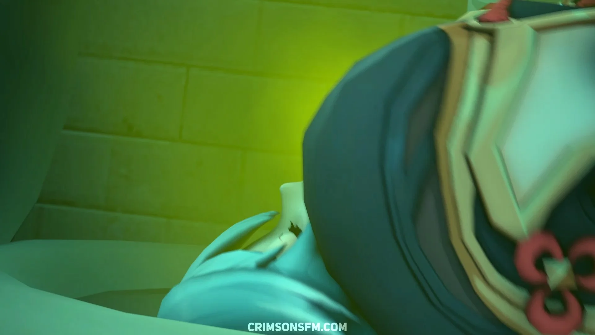 Shenhe farts on Eula with gas cloud – Gas fetish SFM preview 1